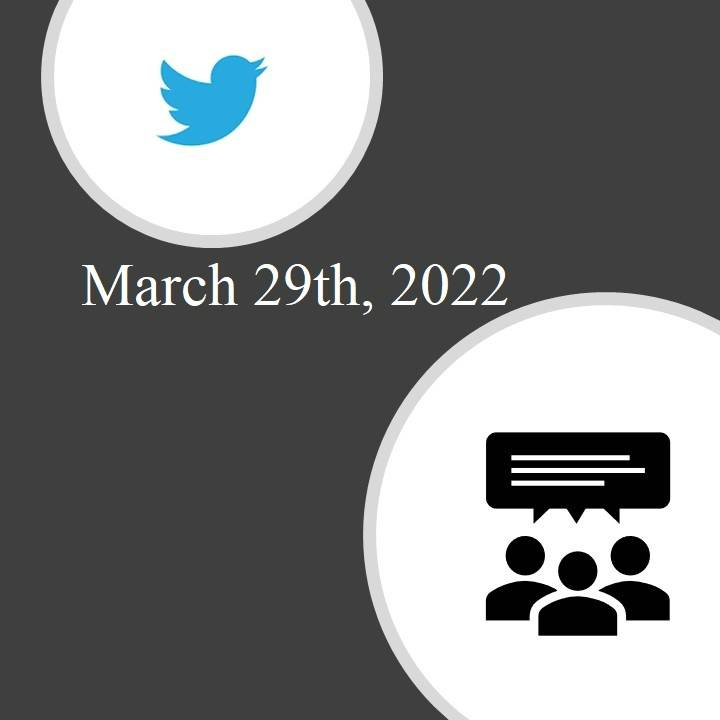 Twitter Journal Club: March 29, 2022