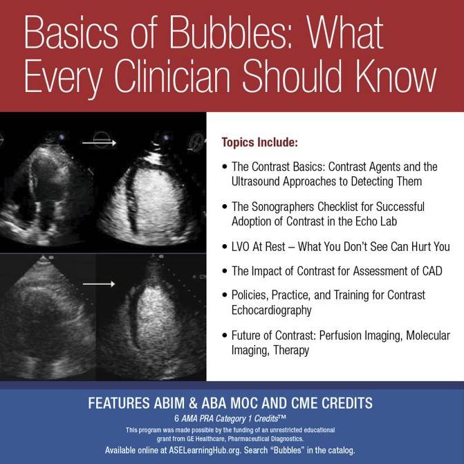 Basics of Bubbles: What Every Clinician Should Know